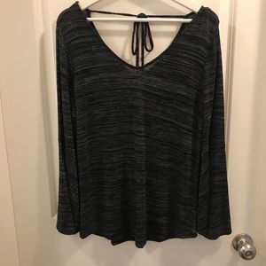 NWT LOFT Bell Sleeve Knit Top